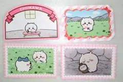 ちいかわ　ダイカットステッカーセット　ちいかわ　ちいかぶ　ハチワレ