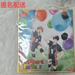 ハイキュー ファンパーク 入場特典 ノベルティ 色紙 日向翔陽 影山飛雄