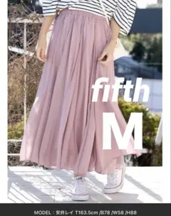 fifth 【8th anniversary】シフォンカラーフレアスカート　春服