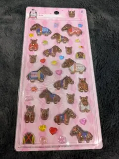 【新品】サラブレッドコレクション ぷっくりシール/リバティアイランド