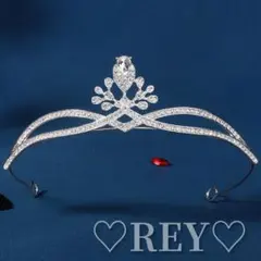 ウエディングティアラ シンプル 結婚式 シルバー 花嫁 高品質 ブライダル