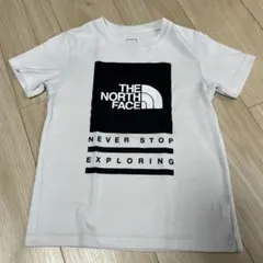 THE NORTH FACE グラフィックTシャツ 130 白　ホワイト　半袖