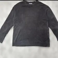 ZARA ザラ　ダークグレー クルーネック セーター