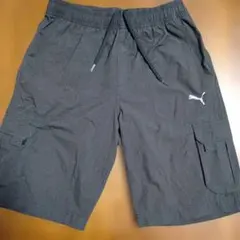 PUMA　 カーゴ　ハーフ　ブラック　パンツ　M