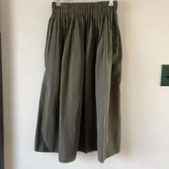 UNIQLO ユニクロ ボリューム ギャザースカート 丈短め S シャカシャカ