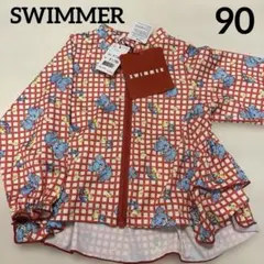 【新品】スイマー　水着　ラッシュガード　90 ①