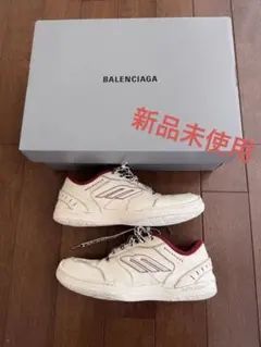 【新品】バレンシアガ HAMPTONS スニーカー 39 白 赤のサムネイル