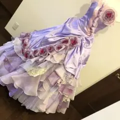 ディズニー　バウンドコーデ　塔の上のラプンツェル　ラプンツェル　カラードレス