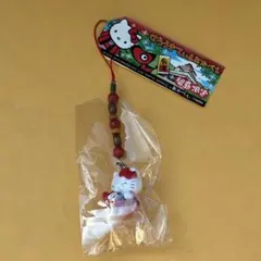 ★激レア★福島限定 会津 あかべえ ストラップ 根付★ご当地キティ ハローキティ