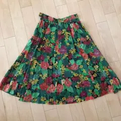 古着 花柄 スカート レトロ