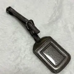 PRADA タグ レザー プラダ キーホルダー チャーム ネームタグ 名札