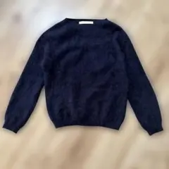 スピックアンドスパン　ニット　セーター ネイビー
