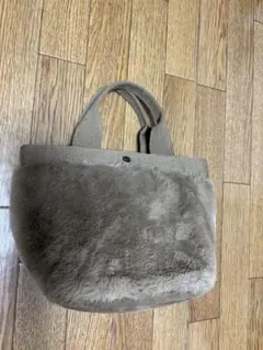 ブラウンファー トートバッグ