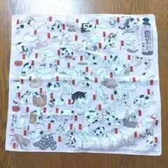 歌川国芳　猫飼好五十三疋　ハンカチ　猫