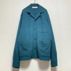 【グリーンレーベルリラクシング】長袖テーラードジャケット ダークグリーンメンズSのサムネイル
