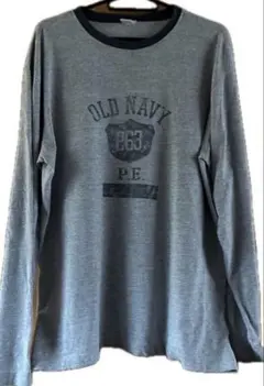 OLD NAVY オールドネイビー 長袖ロンT グレー 263 P.E.