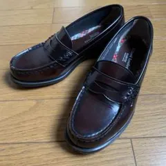 HARUTA スクールローファー 23.5cmEEEブラウン茶色