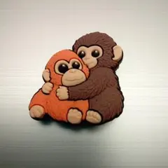 新品 パンチくん ジビッツ クロックス オランウータン オランママ