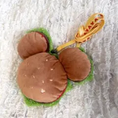【Disney】ミッキー ハンバーガーパスケース ポシェット ポーチ