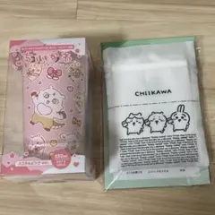 最終値下げ　ちいかわ セブン ステンレスタンブラー パステルピンク エコバッグ