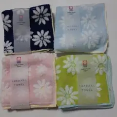 【今治】花柄タオルハンカチセット♪