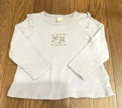 petit main 薄紫 長袖Tシャツ 90