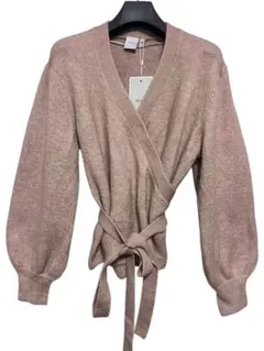 匿名発送　新品未使用　ICHI イチ　カシュクールニット　ベージュ　サイズXL