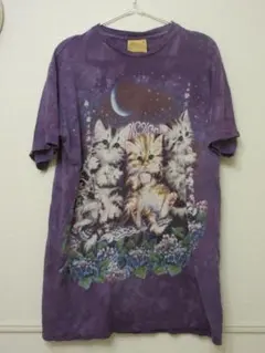 the mountain 猫　Tシャツ　古着