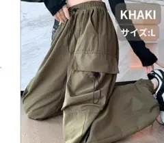 カーゴパンツ パラシュートパンカーキL レディース ストリート