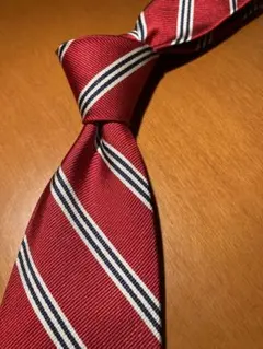 Brooks Brothers ネクタイ ストライプ　赤　④のサムネイル