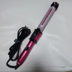 【美品テスコム】 カールヘアアイロン ピンク