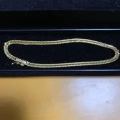 【正規品】18金ブレスレット約5.2g12面18センチ幅約3.2mm