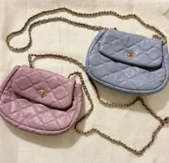 キルティングショルダーバッグ2色セット