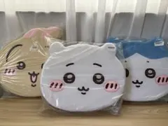 【新品未開封・圧縮なし】ちいかわ ハチワレ うさぎ 低反発クッション 3点セット