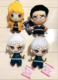 鬼滅の刃 マスコットぬいぐるみ 4体セット