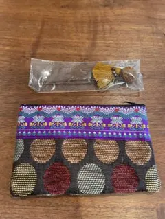 タイ製　ポーチ　民族　セット