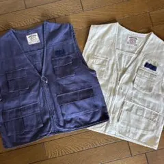 キャンプベスト アウトドアベスト 2個セット