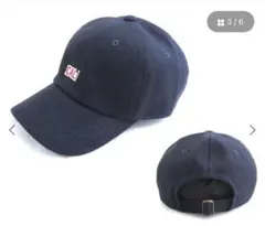 「CALI」ワッペン 綿麻 ローキャップ