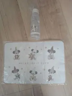 ディズニーリゾート ミッキー ドリンクボトル&ランチョンマット