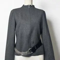 dkny vintage archive レザー×チェーン ベルト 本革のサムネイル