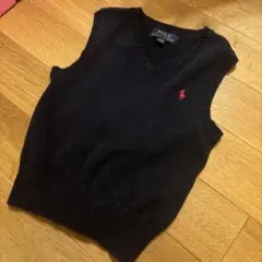 Polo Ralph Lauren 黒 ベスト 110/56