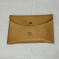 IL BISONTE レザーポーチ ヌメ革のサムネイル