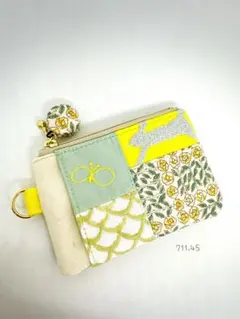 runrunrun達のポケット付きポーチ パスケース＊ミナペルホネン