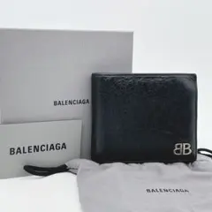 ✨美品✨】 バレンシアガ エブリデイ 二つ折り財布 ブラック - メルカリ