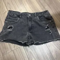 ZARA デニムショートパンツ　160