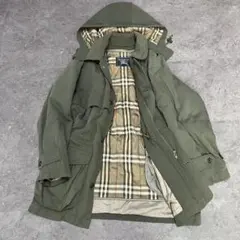 希少90s バーバリーズ　4way ダウンライナーモッズコート　スエード　S 希少90s バーバリーズ 4way ダウンライナーモッズコート スエード S
