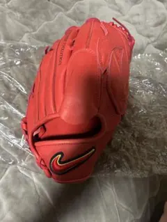 美品Nike Matsuzaka 軟式野球グローブ レッド即戦力 NIKE 松坂大輔 シグネチャーモデル 軟式 投手用 グローブ ナイキ