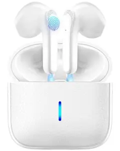 ワイヤレスイヤホン 最大24時間再生 マイク付き Bluetooth5.3