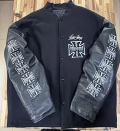 West Coast Choppers スタジャン 袖レザー ジャケットのサムネイル
