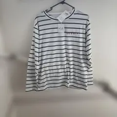 To by agnes b. ストライプ長袖Tシャツ